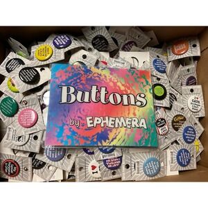 Ephemera Ha-Ha Funny Buttons Multi NEW Sarcastic Snarky Pinback Lot of 16